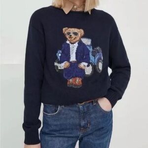 NWT Polo Ralph Lauren Bear Sweater Jumper Unisex XXL